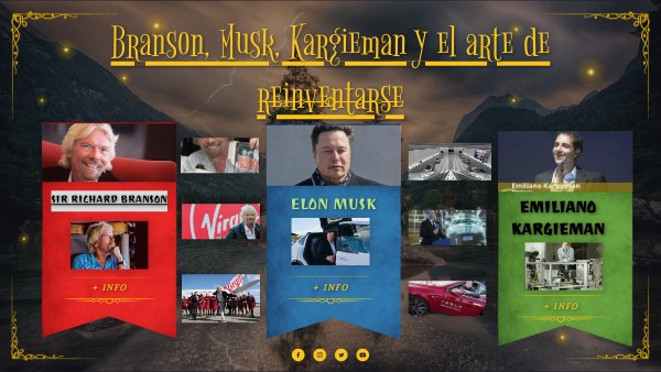 Branson Musk Kargieman Y El Arte De Reinventarse view.genially.com
