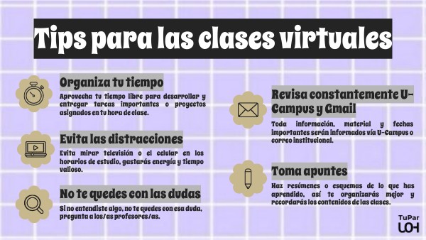 Tips Para Las Clases Virtuales