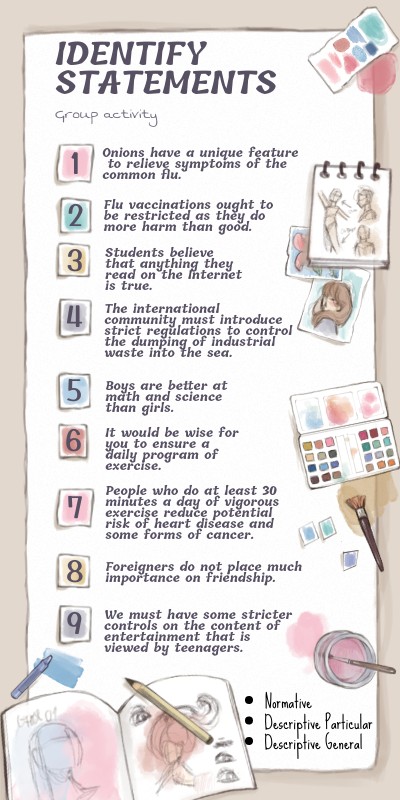 ELC 4 Types of Statements
