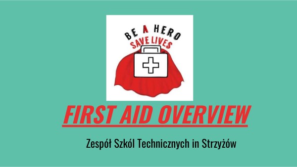 FIRST AID OVERVIEW | Genially