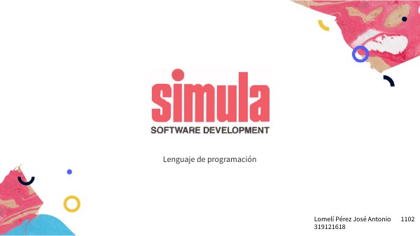 Simula - Lenguaje de Programación | Genially