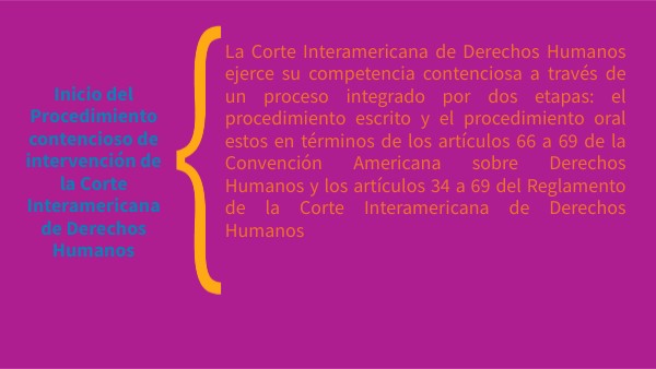 Reto 4. Procedimiento ante la Corte Interamericana de Derechos Humano