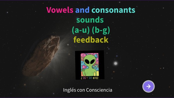 Galaxy sound game | Genially