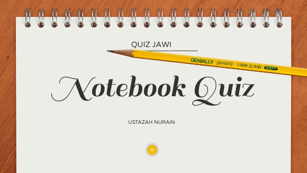 NOTEBOOK QUIZ