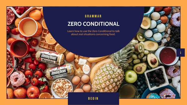 The recipe for the Zero Conditional | Genially