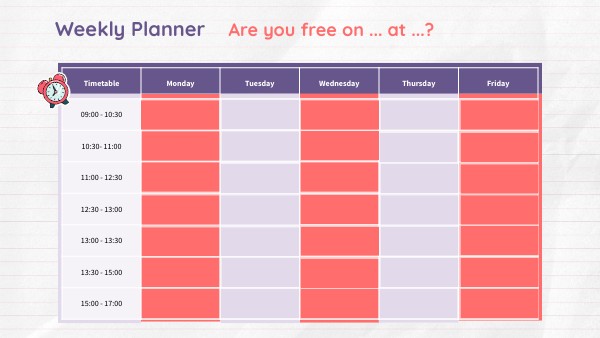 Copia - SCHEDULING A MEETING | Genially