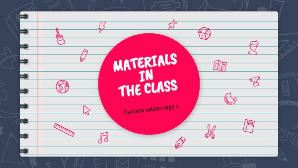 Materials designs | Genially