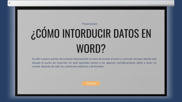 INTRODUCIR DATOS EN WORD | Genially