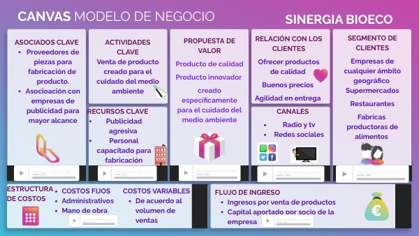 CANVAS MODELO DE NEGOCIO VIBRANT | Genially