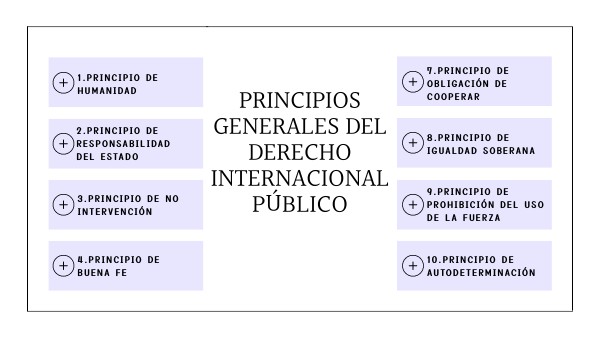 Principios Generales Del Derecho Internacional Público | Genially