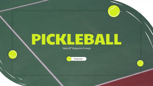 PRESENTACIÓN PICKLEBALL | Genially