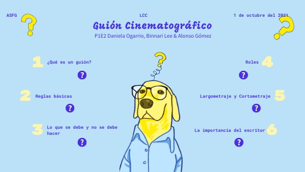 QUESTIONS LIST | Genially
