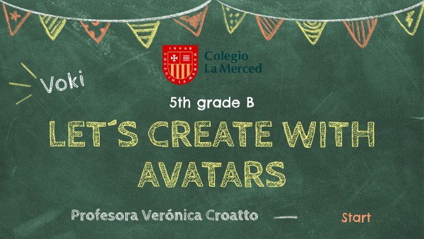 LET´S CREATE WITH AVATARS! 5B | Genially