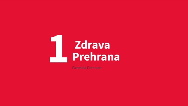 Pravilna prehrana