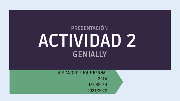 Actividad 2 Genially