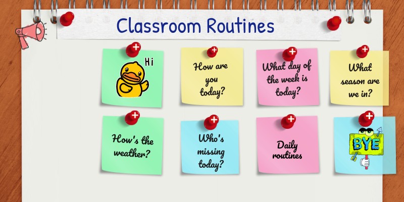 Classroom routines for sharing