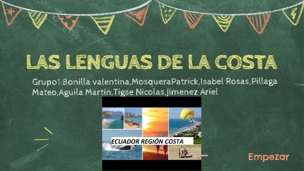 LAS LENGUAS DE LA COSTA