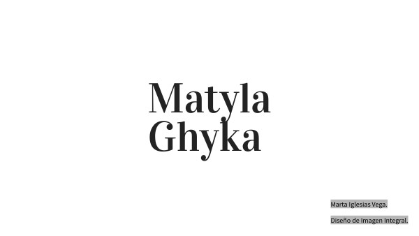 Matyla Ghyka | Genially