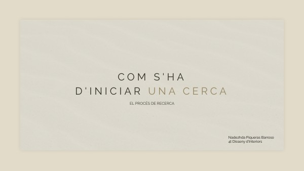 COM INICIAR UNA CERCA | Genially