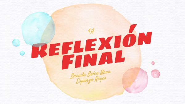 Reflexion final (BBNER):t121N | Genially