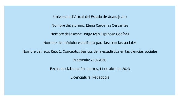 Reto 1 | Genially