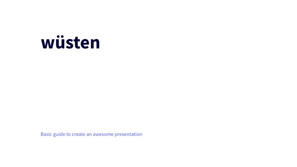 BASIC PRESENTATION