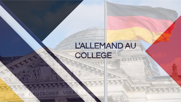 Présentation de l'allemand au collège