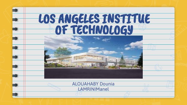 TECHNOLOGICAL HIGH SCHOOL PRESENTATION