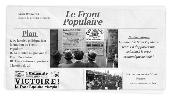 FRONT POPULAIRE