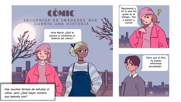 the comic | Genially