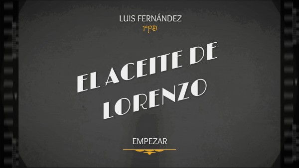 EL ACEITE DE LORENZO