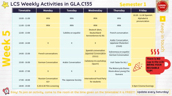 WEEKLY LESSON PLANNER | Genially