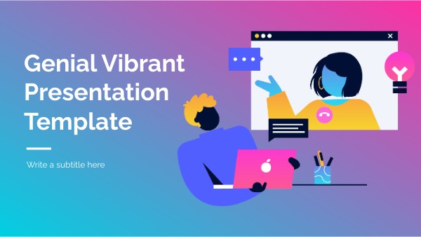VIBRANT PRESENTATION | Genially