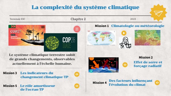 2023- LPB-La complexité du système climatique | Genially