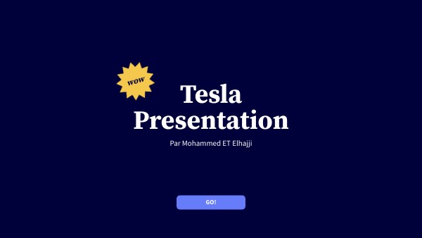 Tesla Presentation | Genially