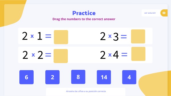 2 times table | Genially