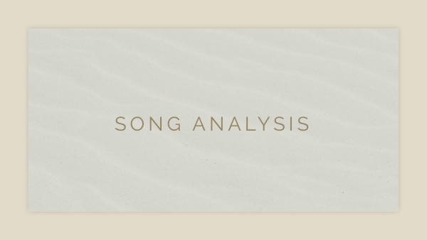 Song Analysis Assignment | Genially