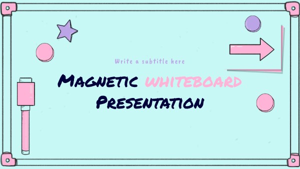 MAGNETIC WHITEBOARD PRESENTATION | Genially