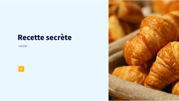 Recette secrète