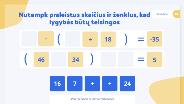 MATHEMATICAL OPERATIONS | Genially