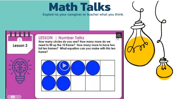 10.3:1st grade Math Talks
