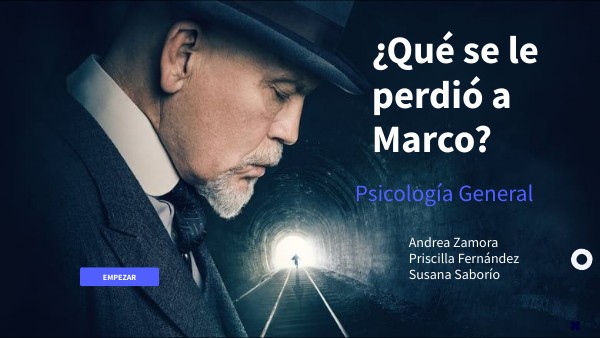 ¿Qué se le perdió a Marco?