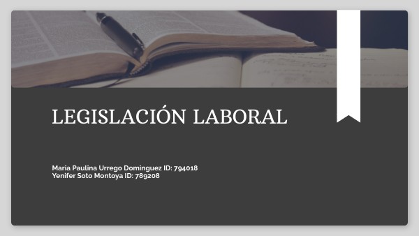 Legislación Laboral