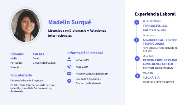 BASIC CV | Genially