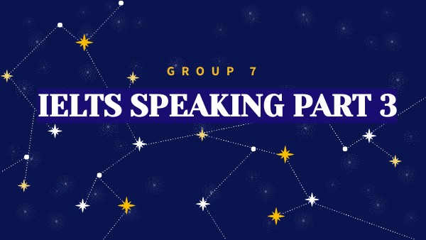 Speaking part 3