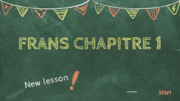 frans chapitre 1 | Genially