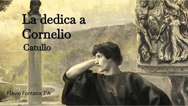 La dedica a Cornelio