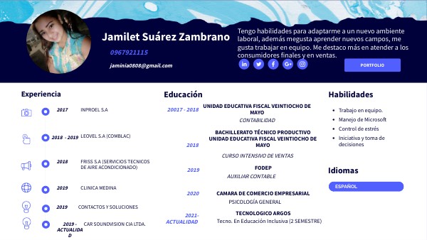 CV GENIAL | Genially