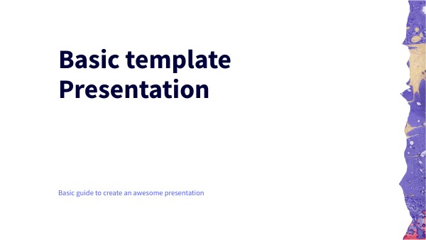 BASIC PRESENTATION