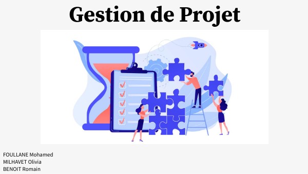 Gestion de projet | Genially